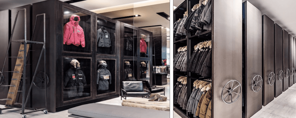 Canada Goose High-End Storage Solutions by Spacesaver 