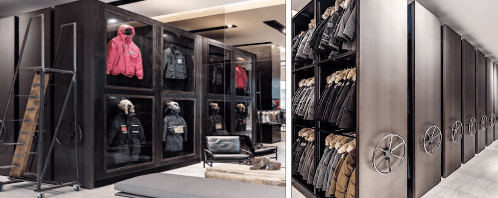 Canada Goose High-End Storage Solutions by Spacesaver