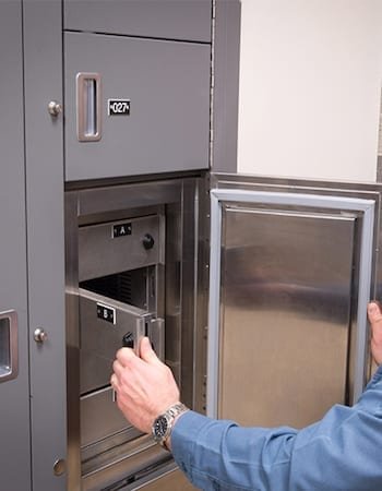 public safety refrigerated temporary evidence lockers