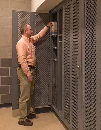 public safety temporary evidence lockers