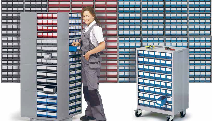 Ergonomic Small Parts Storage in Bins