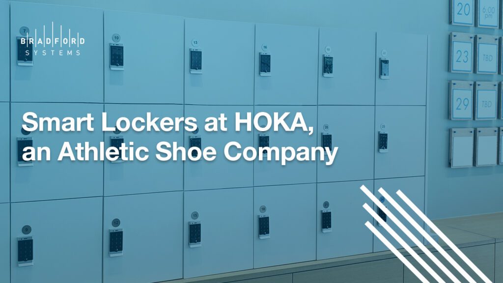 Smart Lockers at HOKA an Athletic Shoe Company