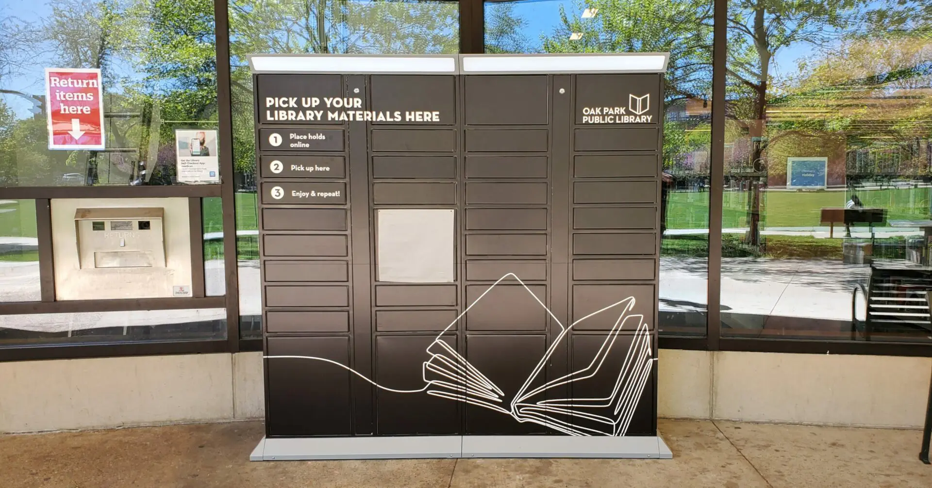 Smart Locker Book Pickup & Dropoff Bank