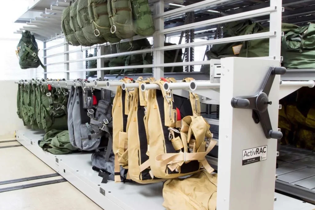 5 Clever Ways to Optimize Military Gear Storage 7 example military parachutestorage