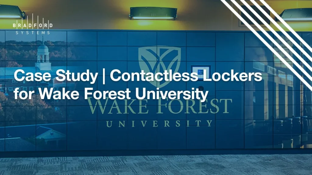 Case Study | Contactless Lockers for Wake Forest University 9 Contactless Lockers for Wake Forest University