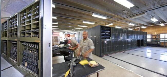 military weapon storage