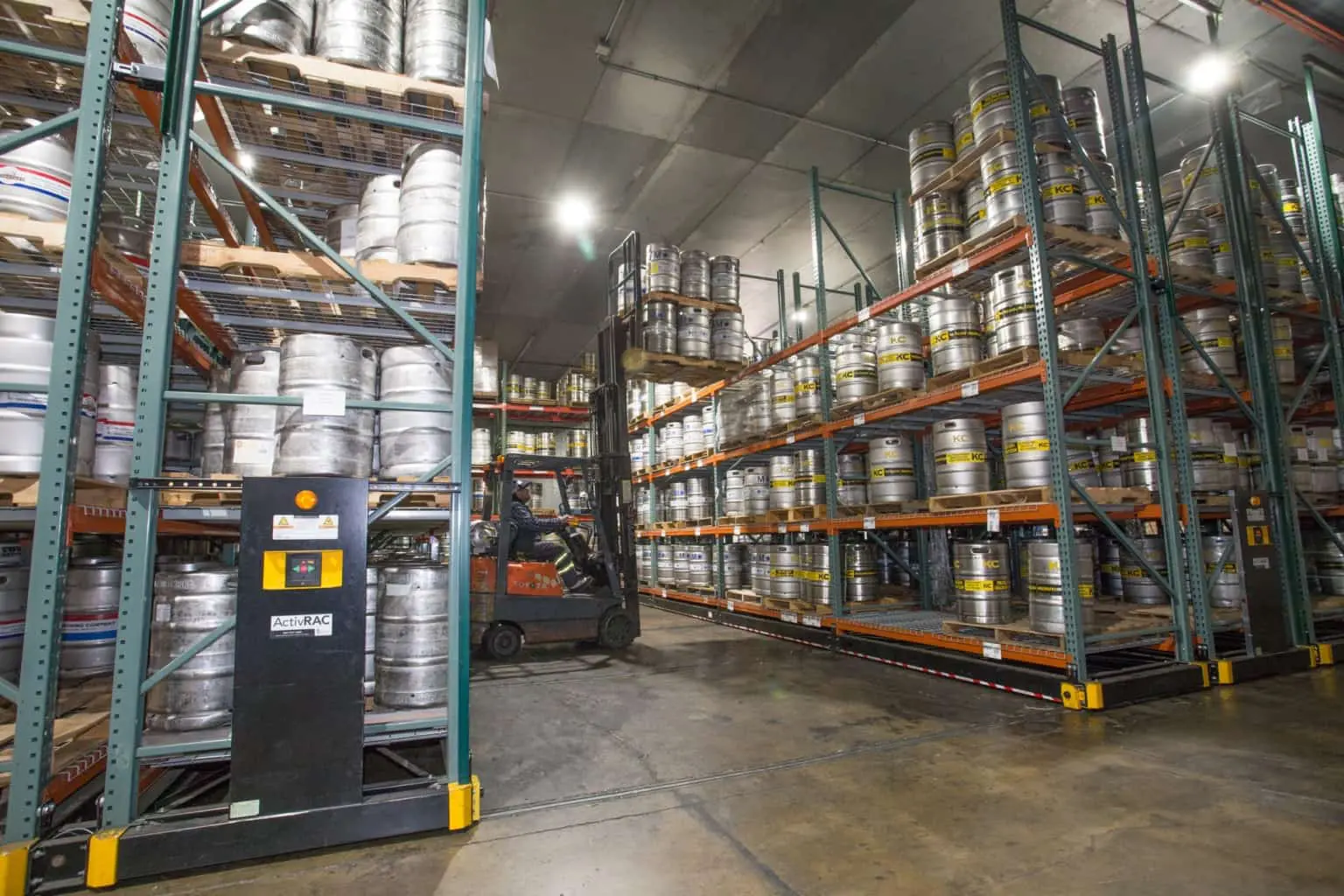 Louis Glunz Cold Storage 4 Keg storage cooler layout