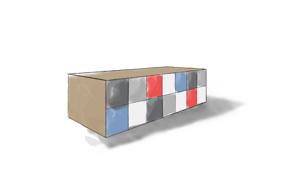 Employee Lockers 11 Storage Island