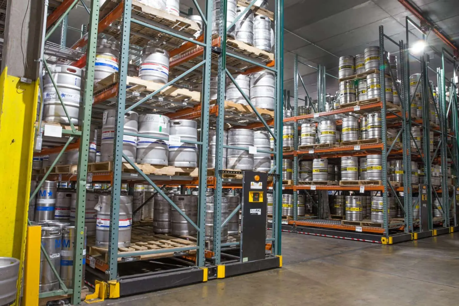 Louis Glunz Cold Storage 3 Warehouse mobile storage solutions for keg storage