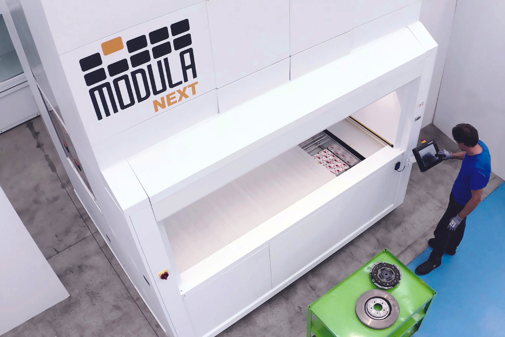 Vertical Lift Module Software & Accessories | Modula VLM Customizations 25 Modula Next Open Bay From up 1