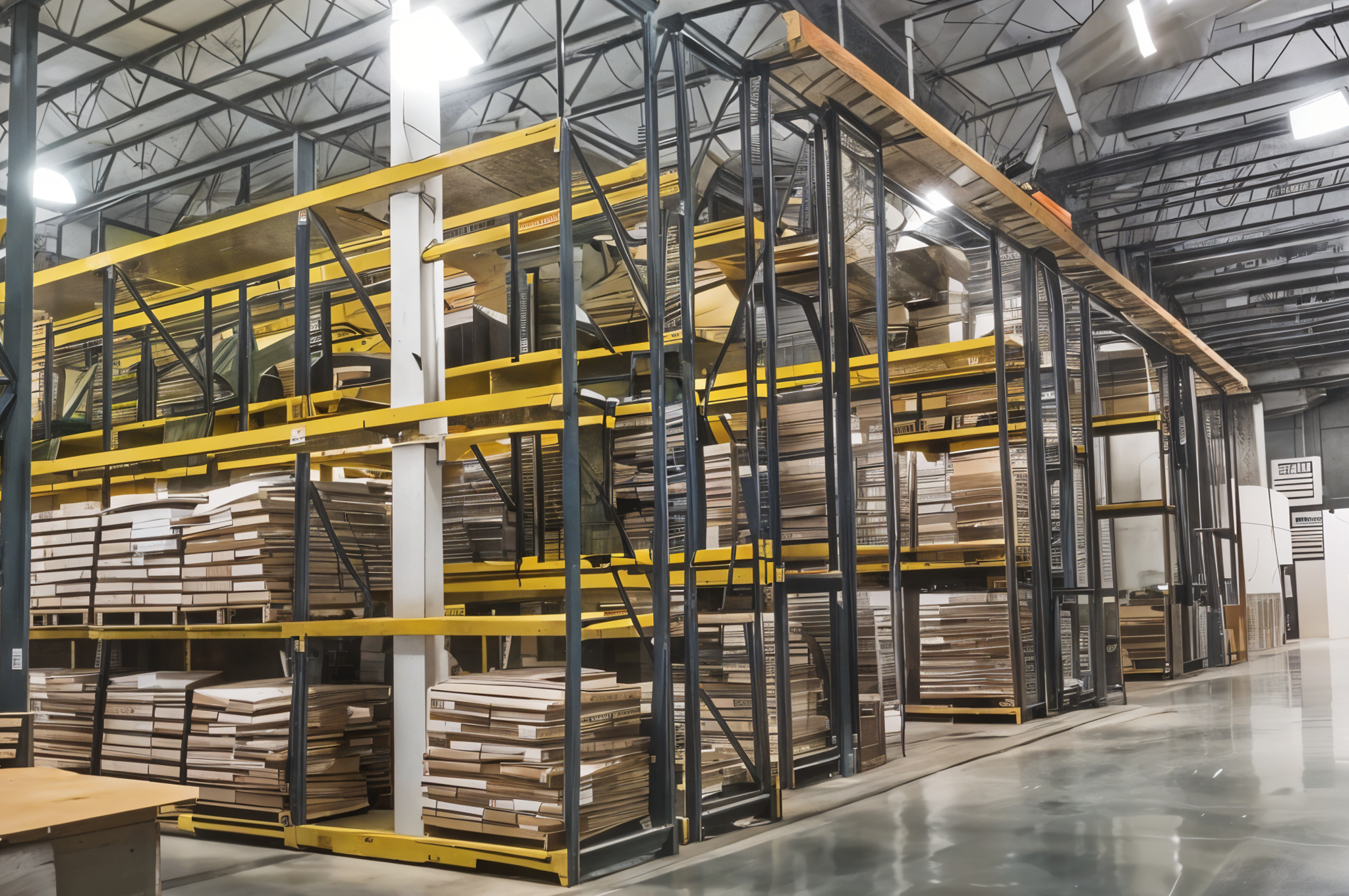 Mobile Pallet Racking for Petdine Warehouse