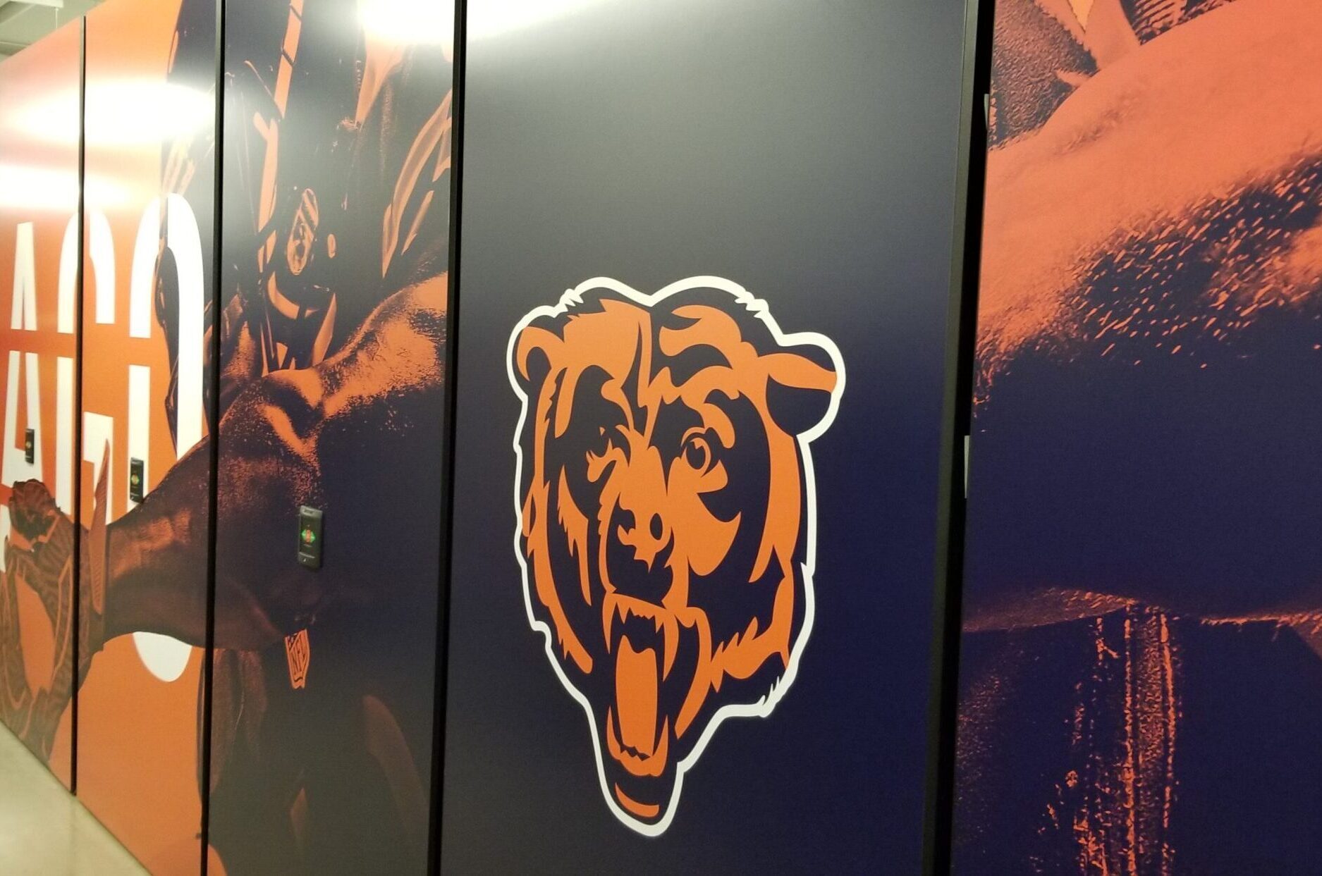 Chicago Bears Football Locker Rooms