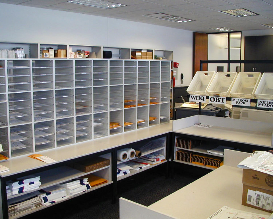 Mailroom Furniture & Shelving 3 Corporate Mailroom