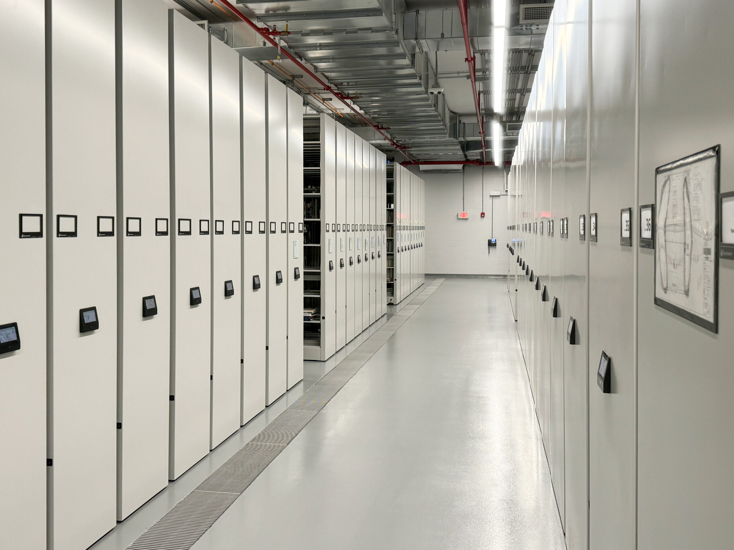 Special Collections And Archival Storage 14 Powered Mobile Storage System Pritzker Military Museum Archives