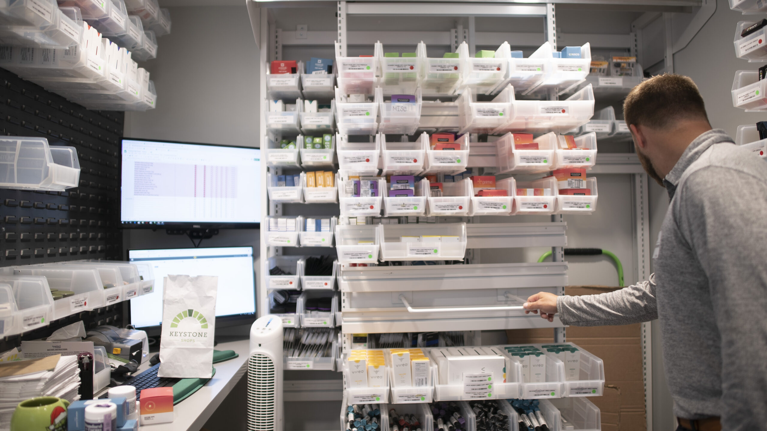 Pharmacy Lateral Shelving