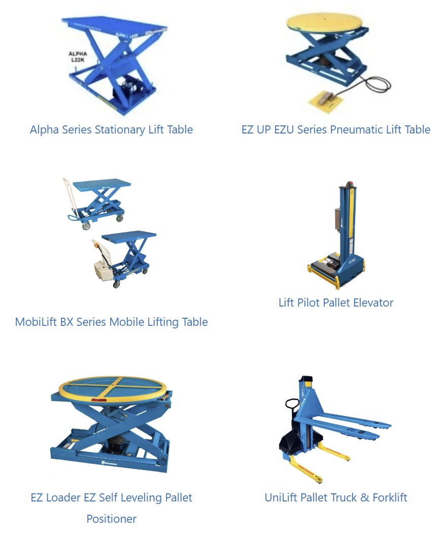 pallet lifters and positioners