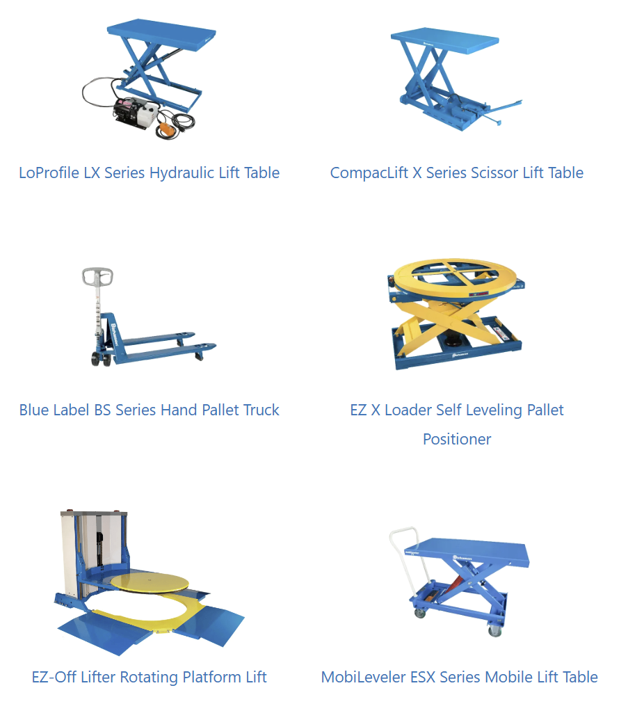 pallet lifters and positioners