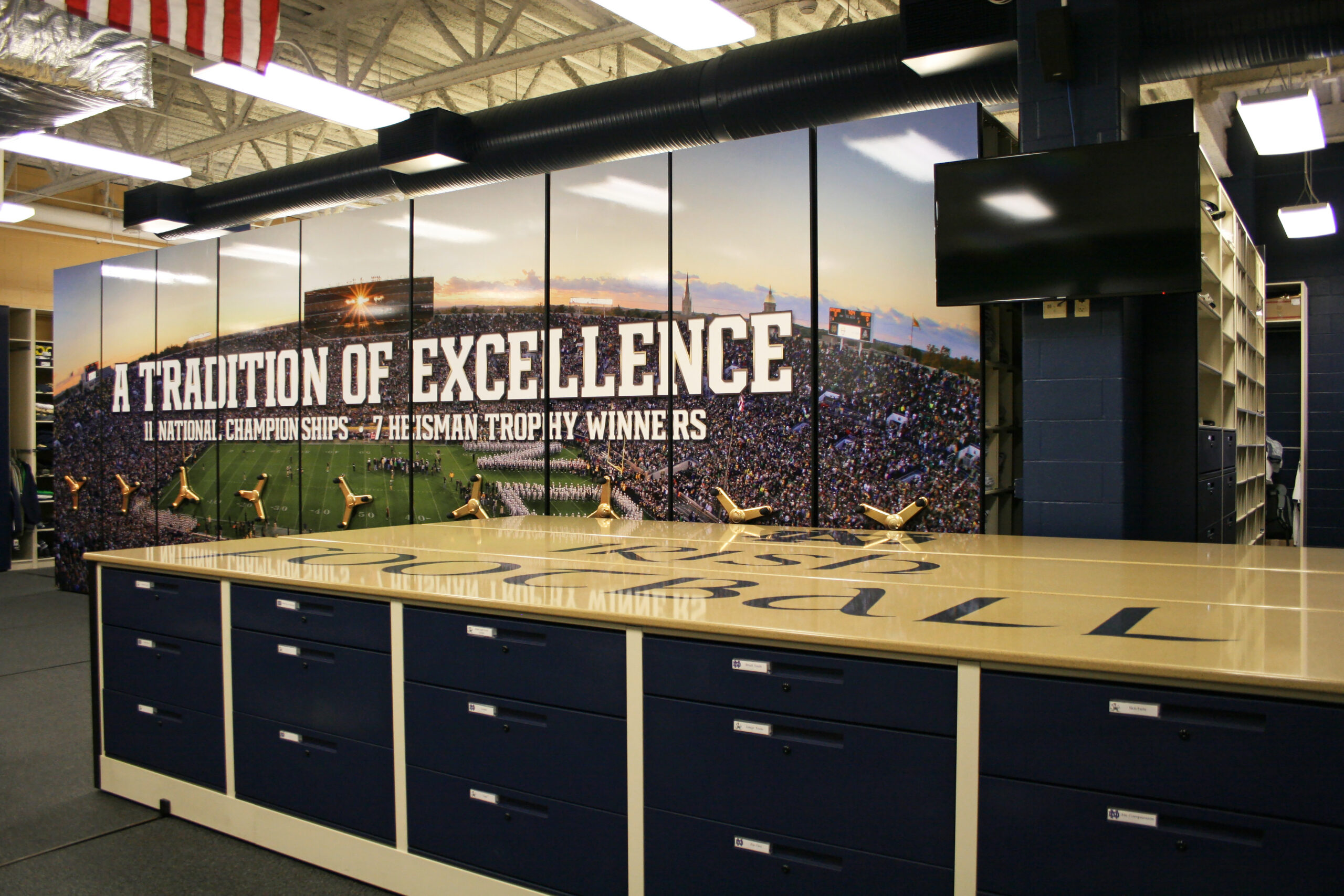 Standard High-Density Shelving 5 Football Mobile Shelving