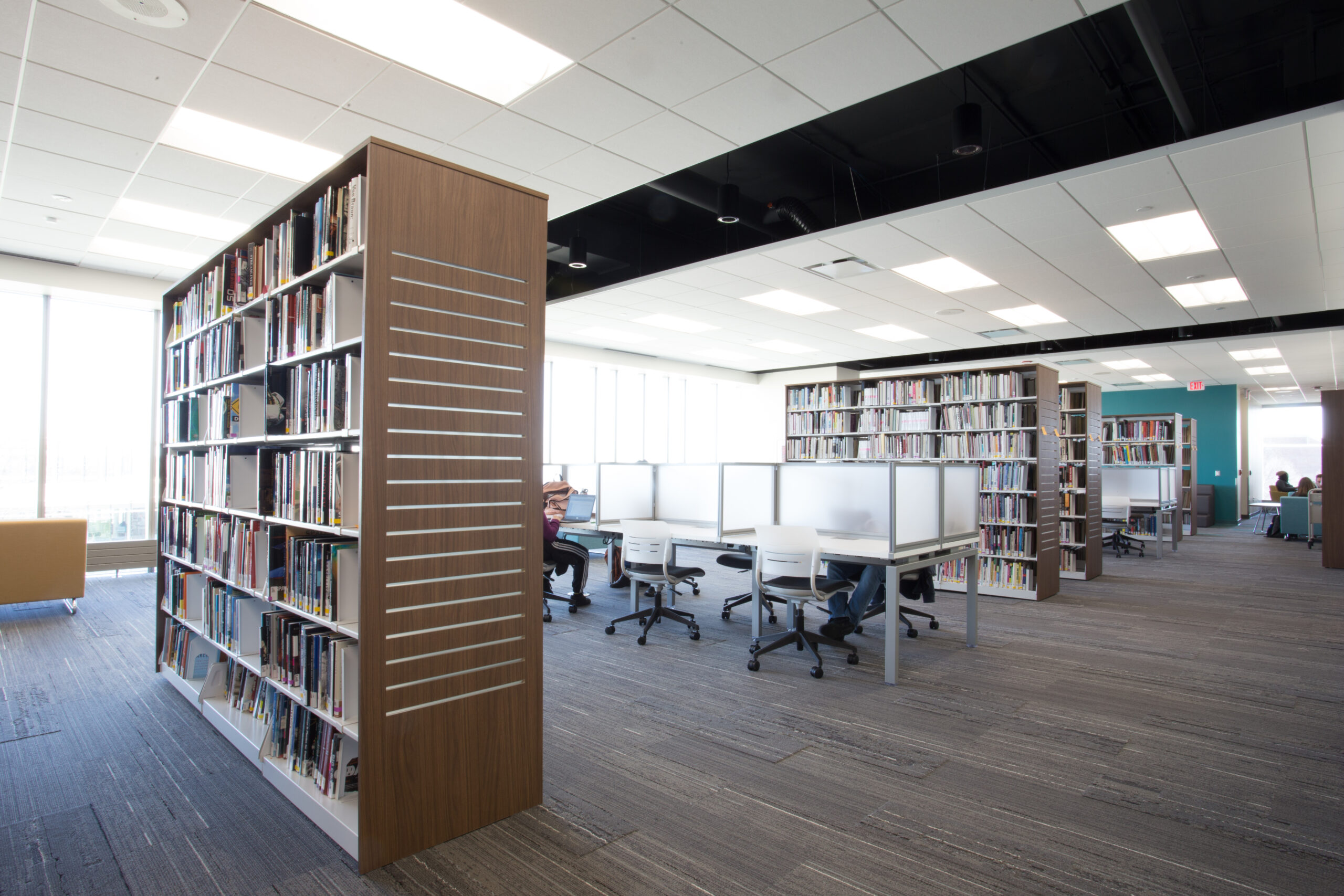 Harper College Library Shelving