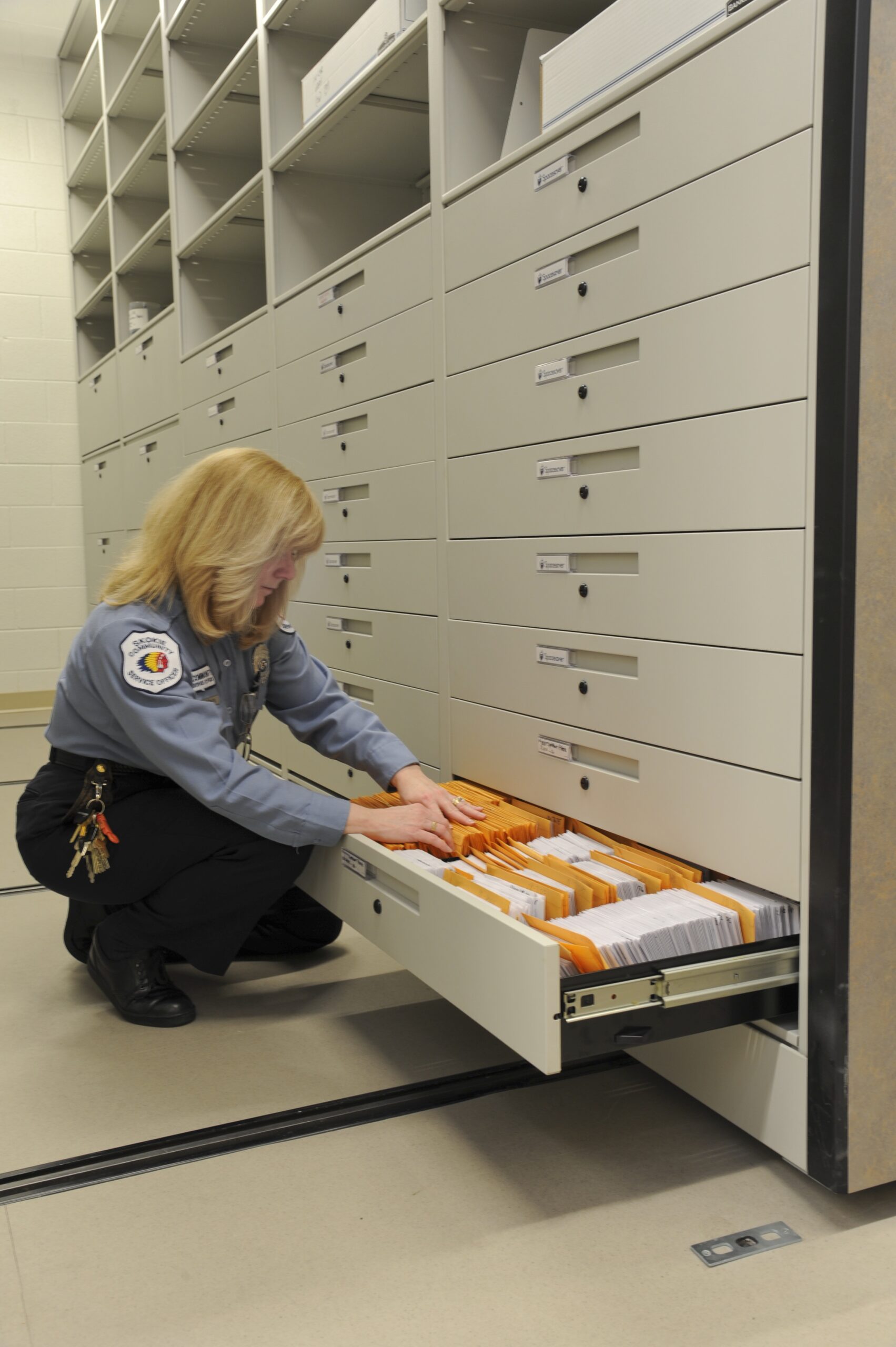 File Storage 10 public safety file drawers