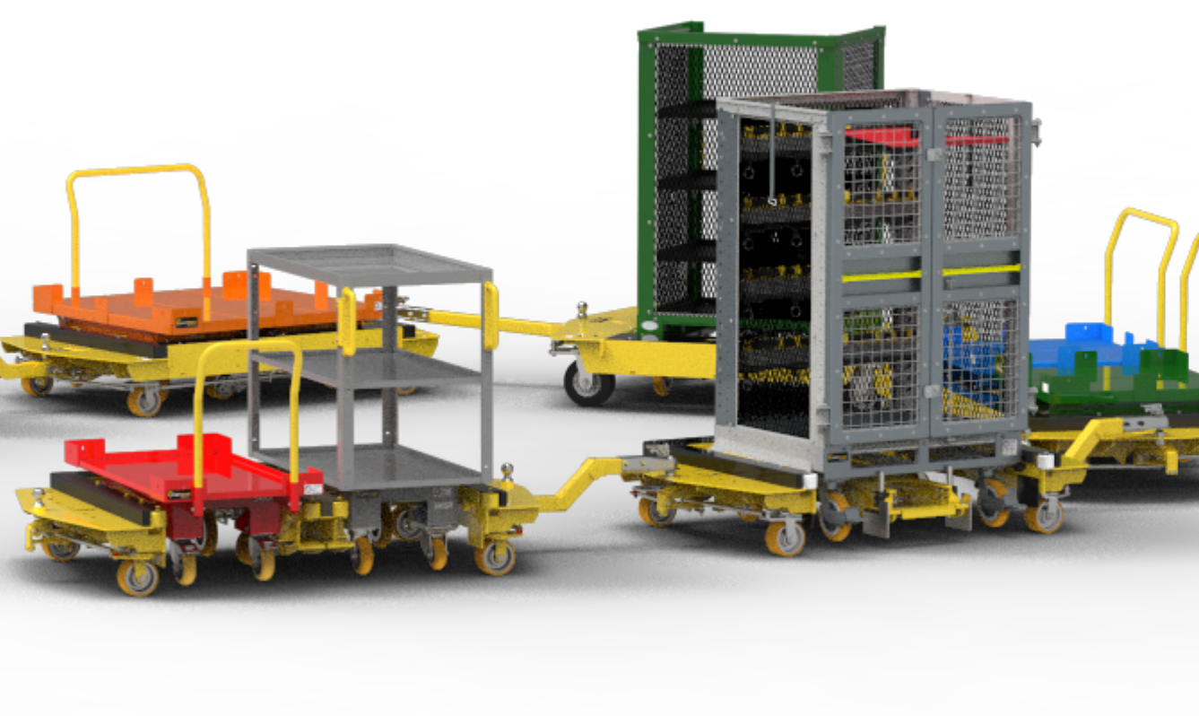 Mobile Carts, Drawers, and Cabinets (Parts Organization) 27 Mother-Daughter Carts