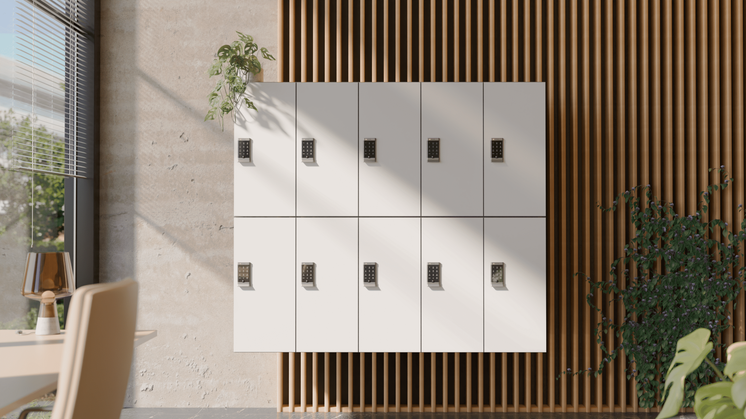 Employee Lockers 4 Ojmar digital locks