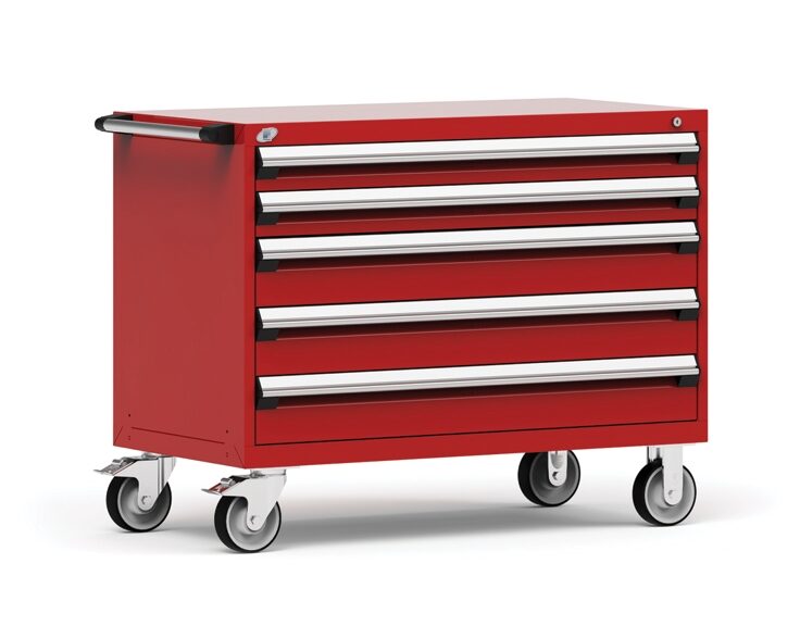 Mobile Carts, Drawers, and Cabinets (Parts Organization) 25 Heavy-Duty Industrial Tool Carts