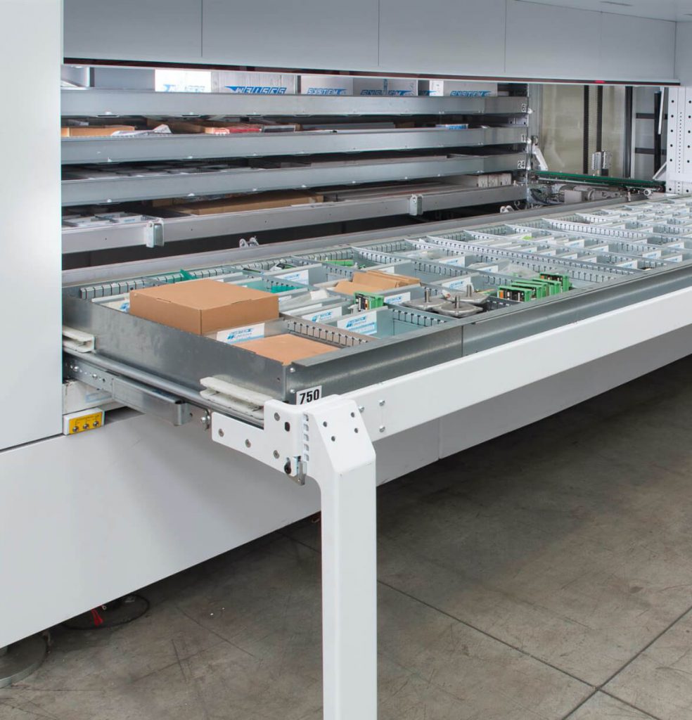 telescopic tray