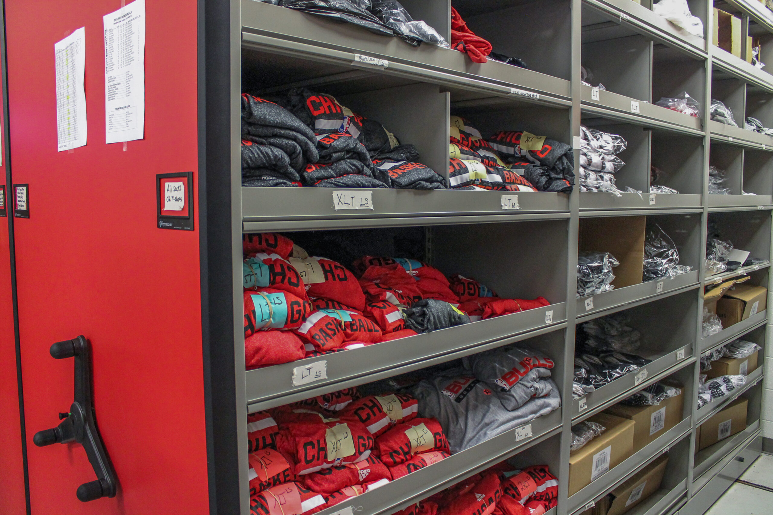 Athletic storage