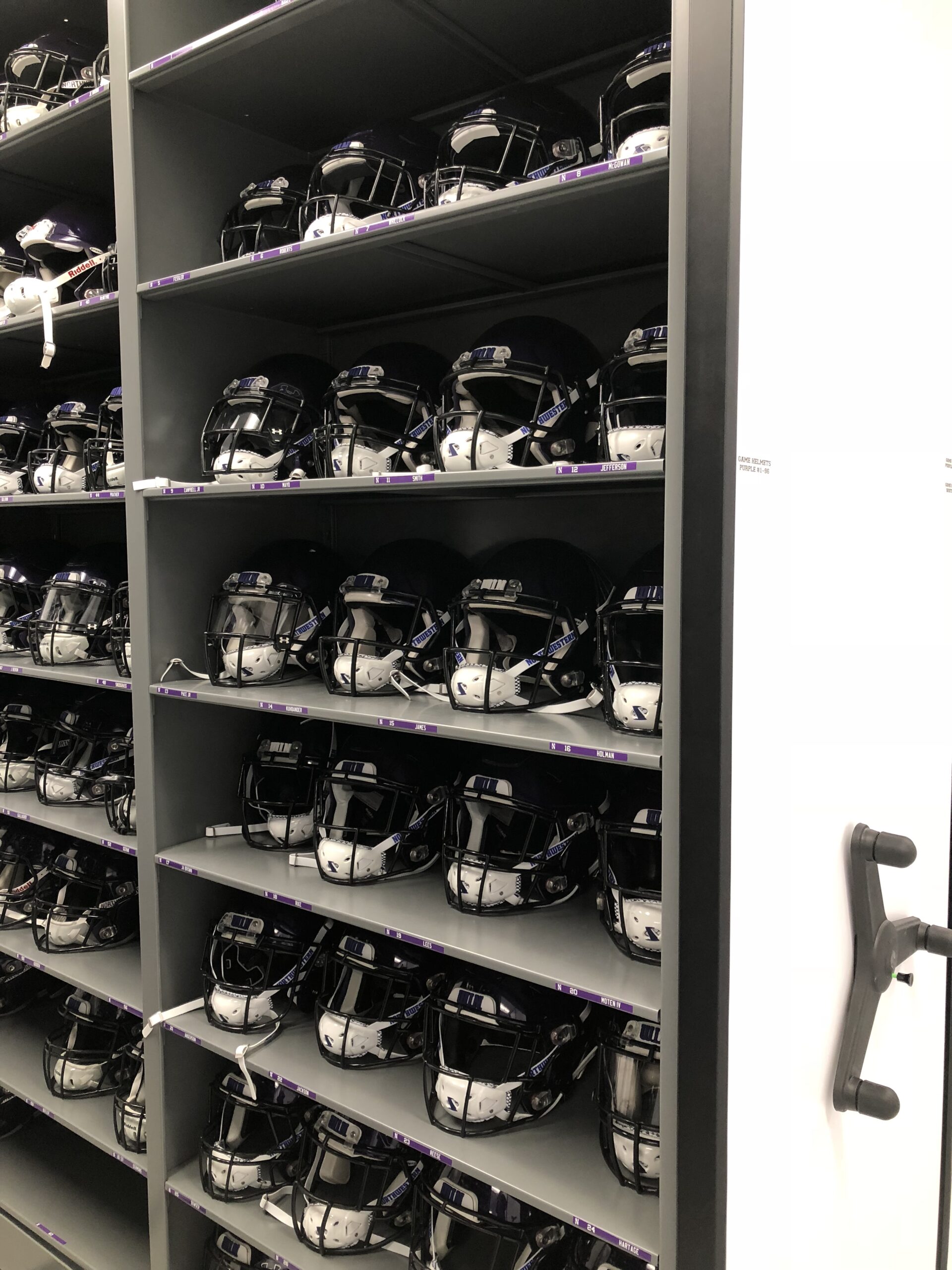 Athletic storage