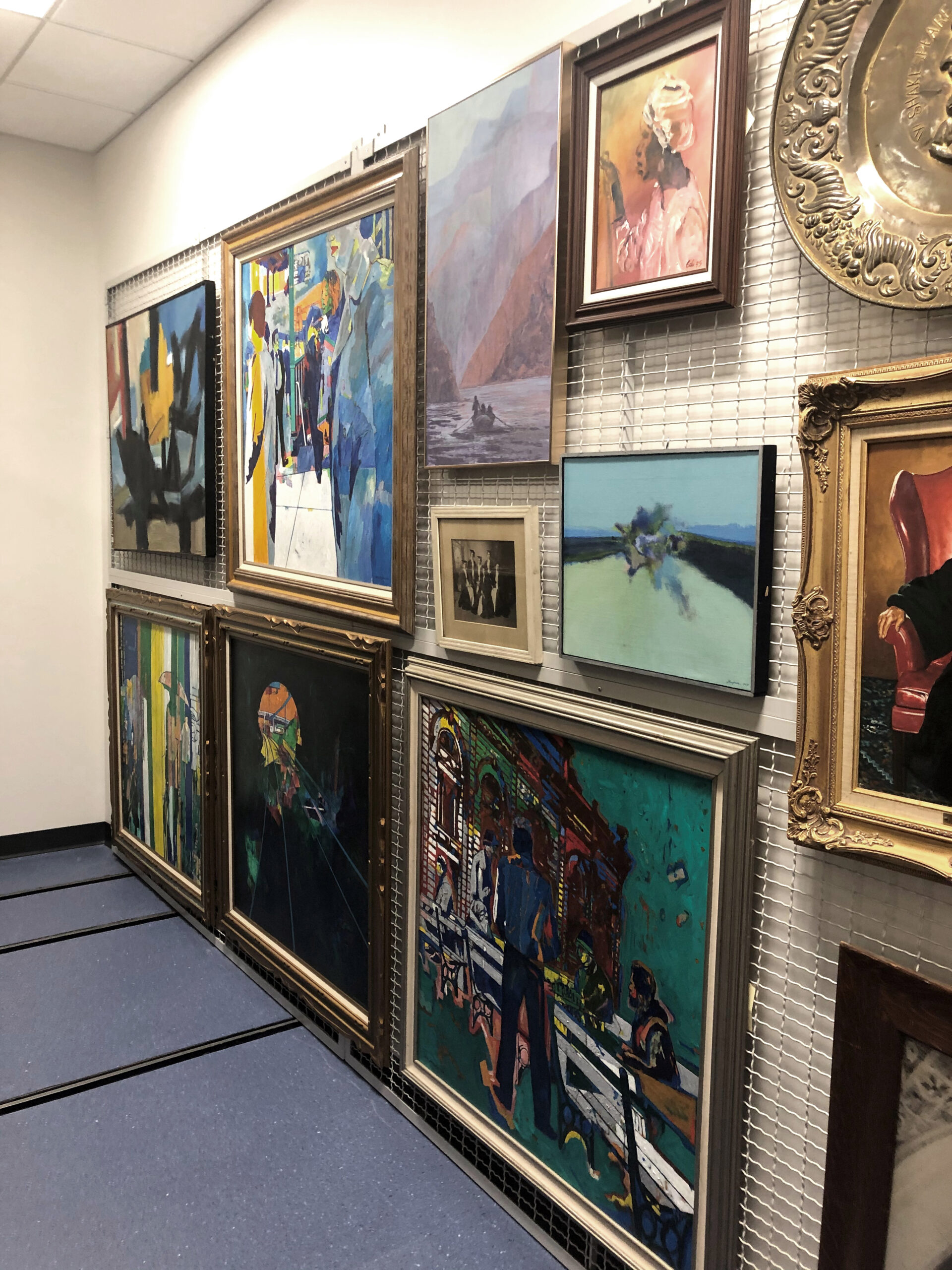 Wall-Mounted Art Rack