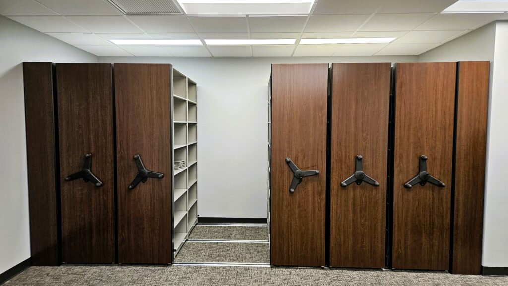 Featured Project: Bradford Systems Partners with Eureka Police Department to Build a Secure, Efficient Facility 6 5. Mobile Shelving for Records