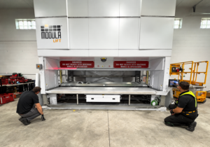 Relocating a Modula VLM to Support Manufacturing Growth